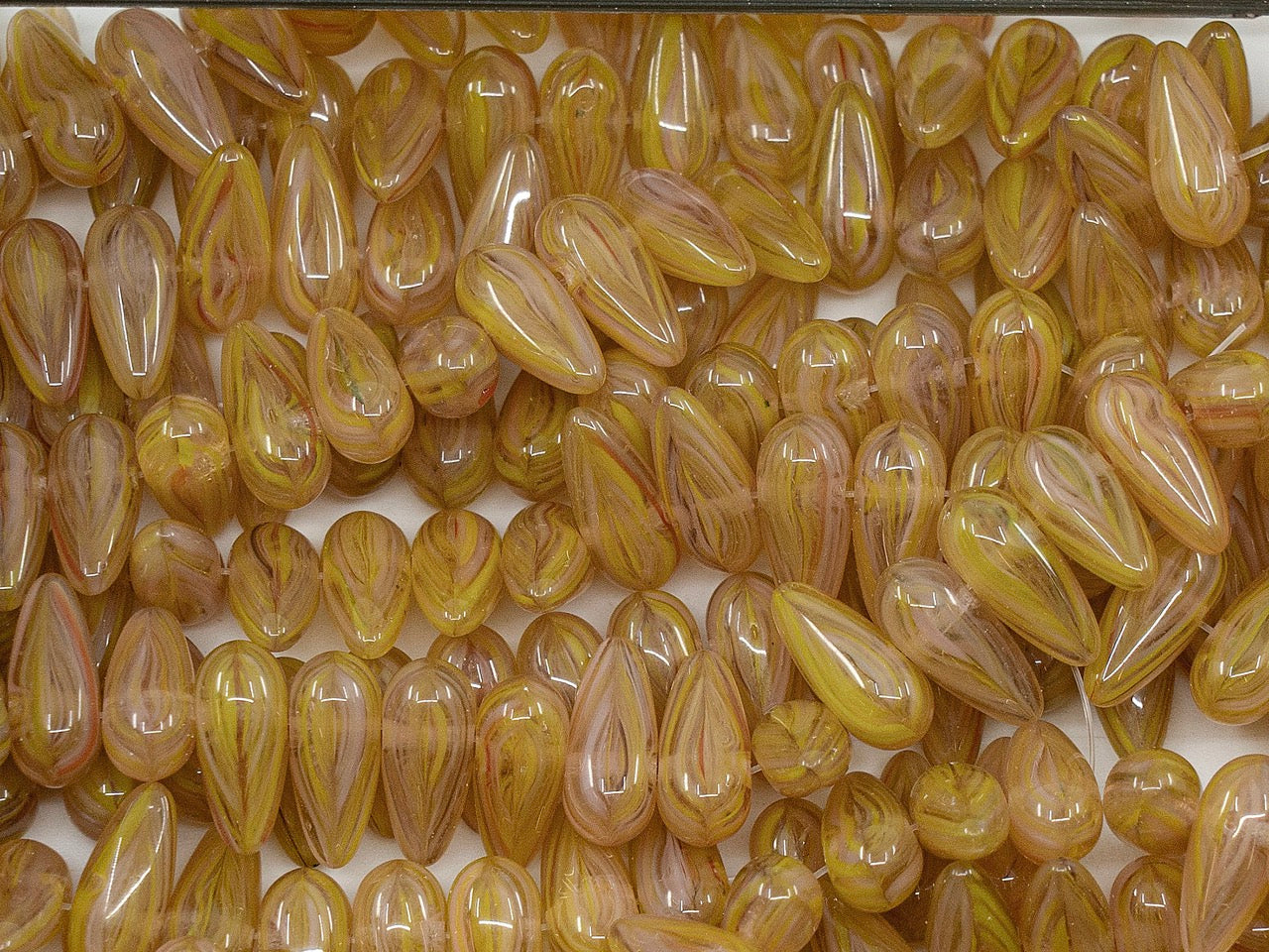 OUTLET Teardrop Beads, mm, Glass, Czech Republic