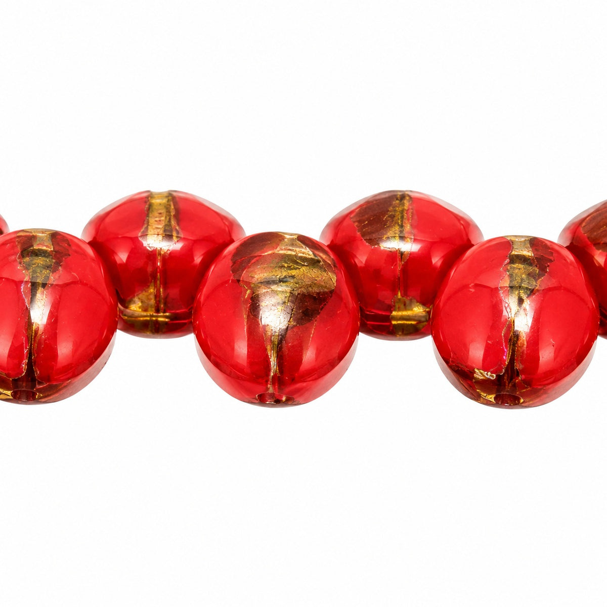 Tulip Petal Beads, X2192 (x2192), Glass, Czech Republic