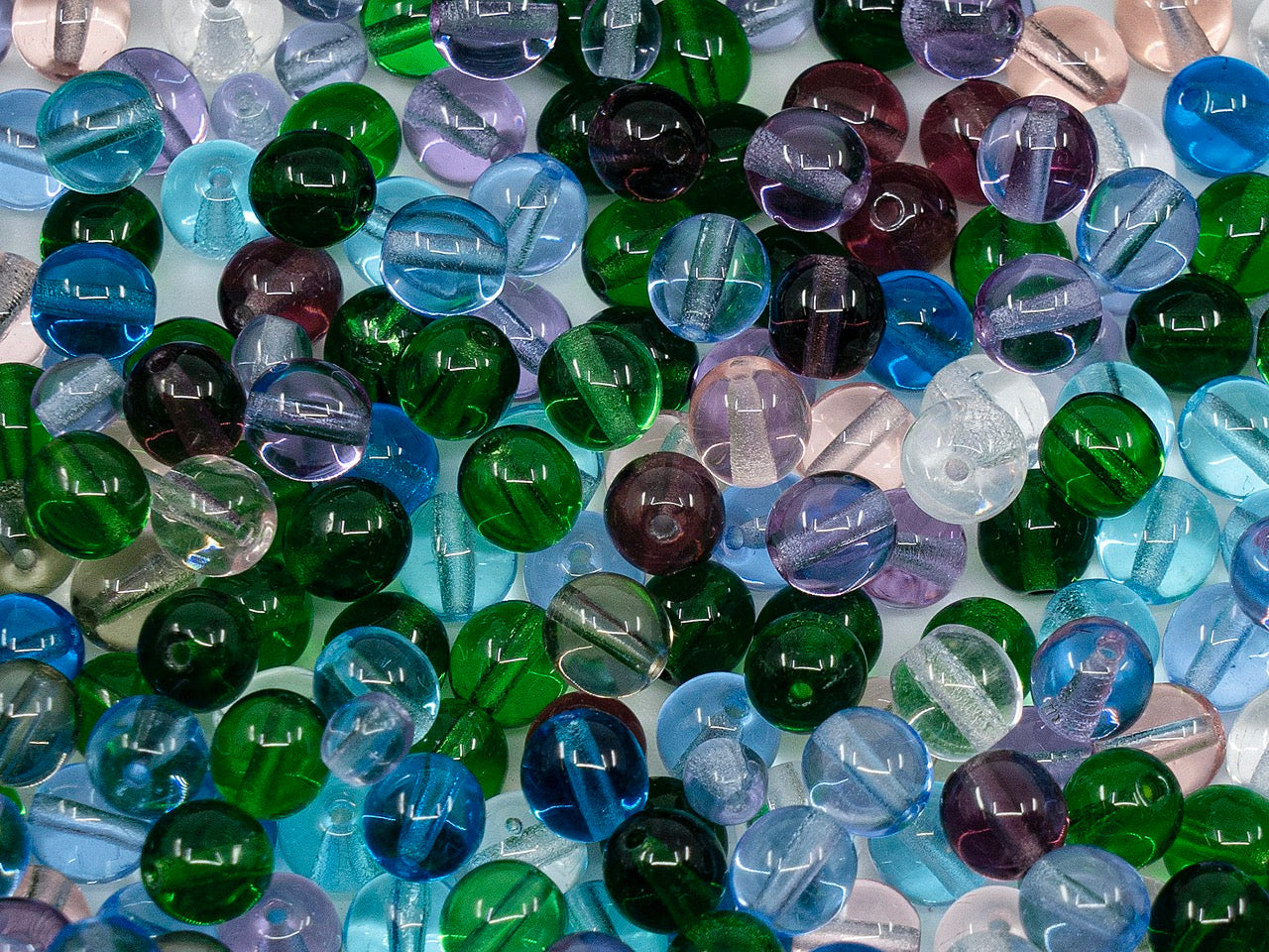 OUTLET Round Beads, mm, Glass, Czech Republic