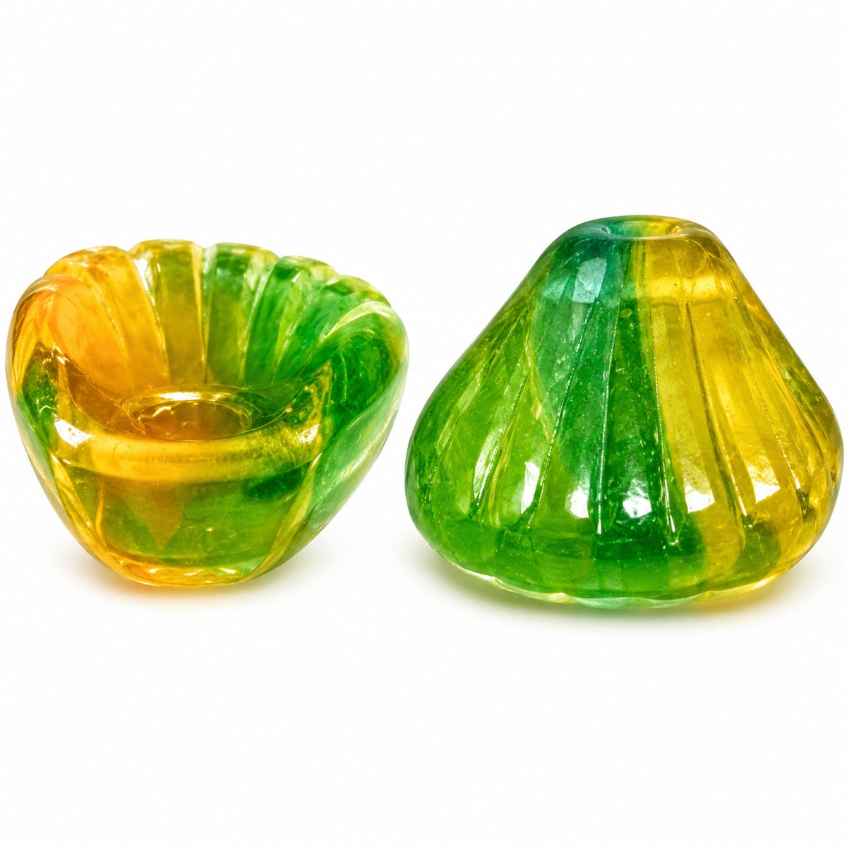 Seashell Beads, X2901 (x2901), Glass, Czech Republic