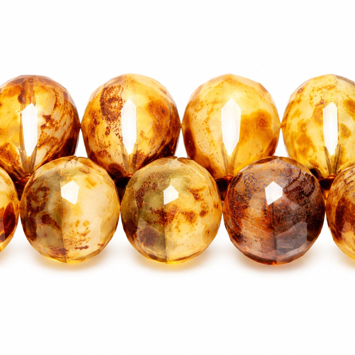 Drop Beads, X3156 Travertin (x3156-86800), Glass, Czech Republic