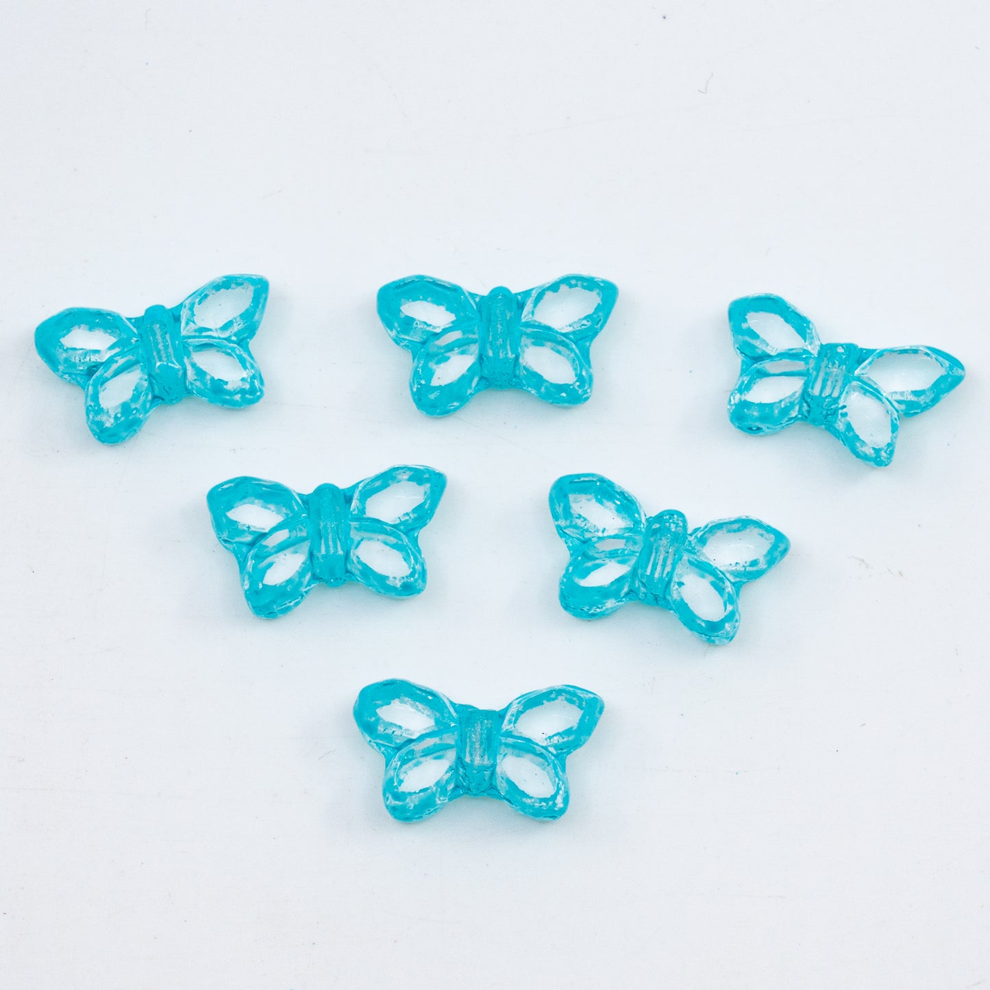 OUTLET 5 grams Table Cut Butterfly Beads, 20 x 12 mm, Lava Glas43613 (LAVA-GLAS43613), Glass, Czech Republic