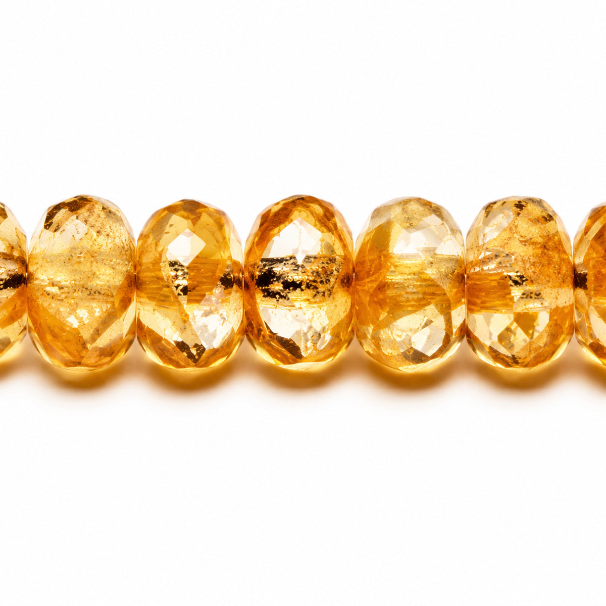 Special Cut Faceted Fire Polished Beads, Mix Crystal Beige (16018), Glass, Czech Republic