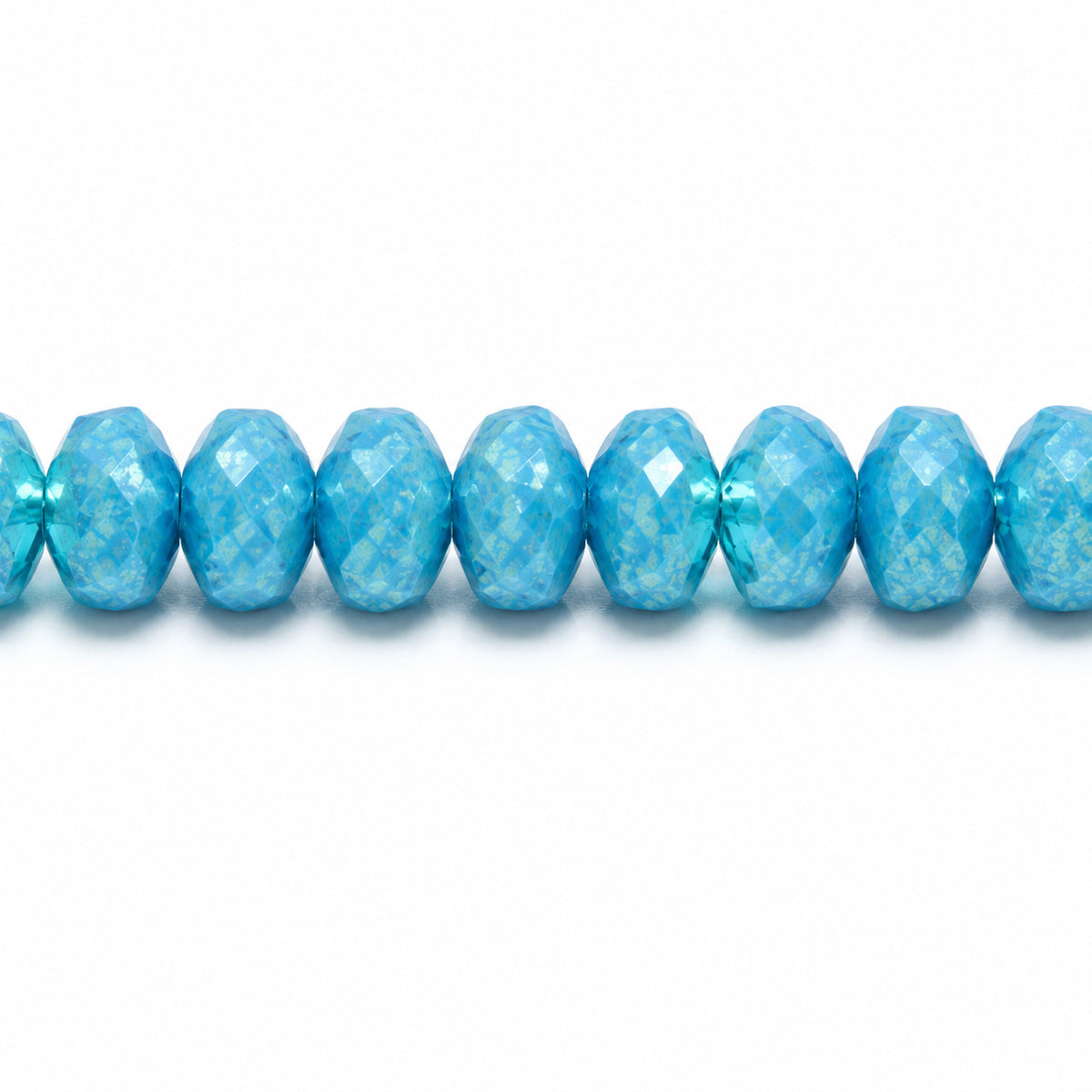 Special Cut Faceted Fire Polished Beads, Blue Ab (63050-28701), Glass, Czech Republic