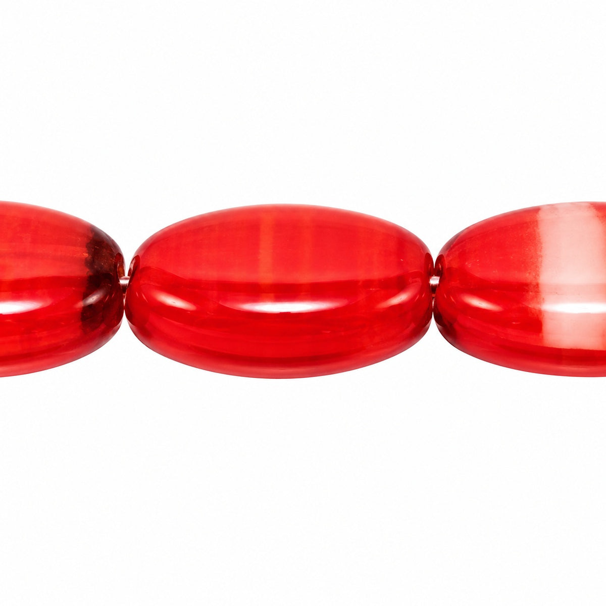 Oval Beads, X1911 (x1911), Glass, Czech Republic