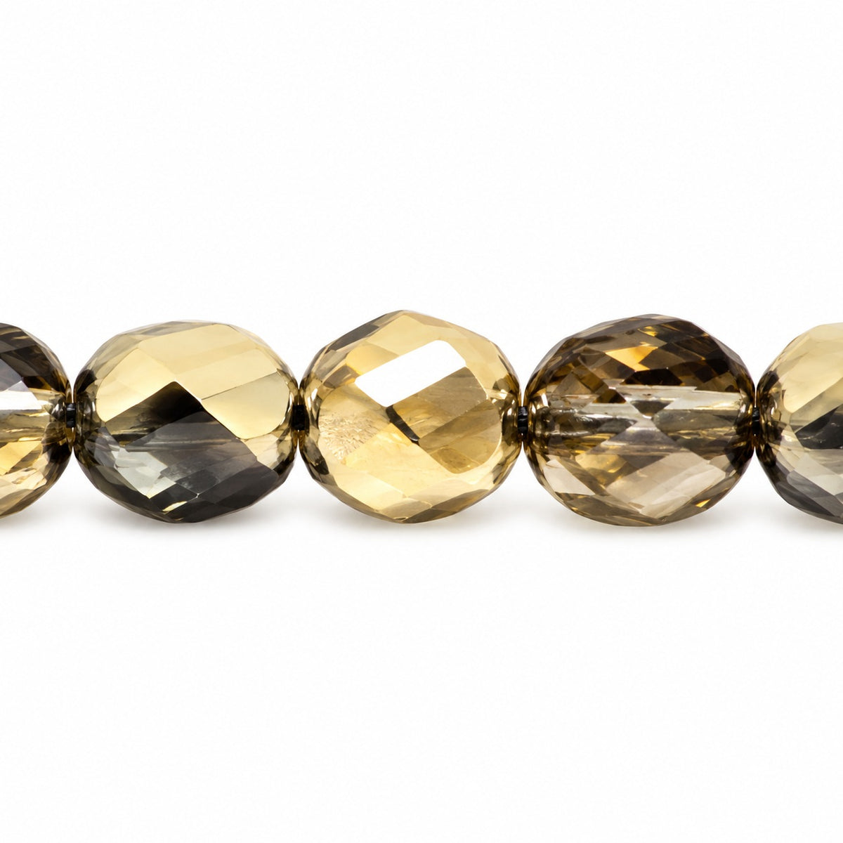 Shutter Cut Faceted Fire Polish Beads, Gray Gold (40000-26441), Glass, Czech Republic