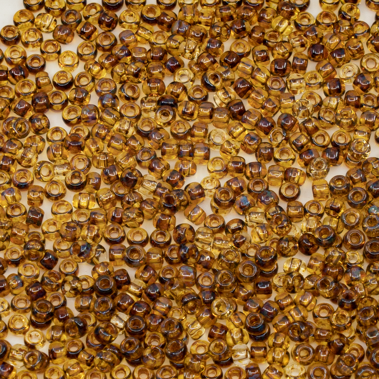 OUTLET 250g TOHO Beads Round, 8/0, Crystal Travertin (1-86800), Glass, Czech Republic