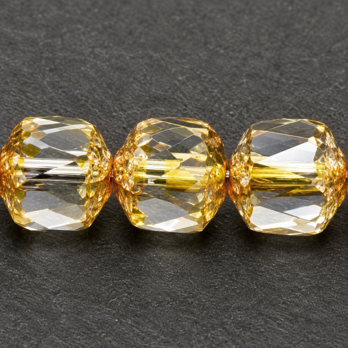 Cathedral Faceted Fire Polished Beads, Crystal Picasso (00030-43400), Glass, Czech Republic