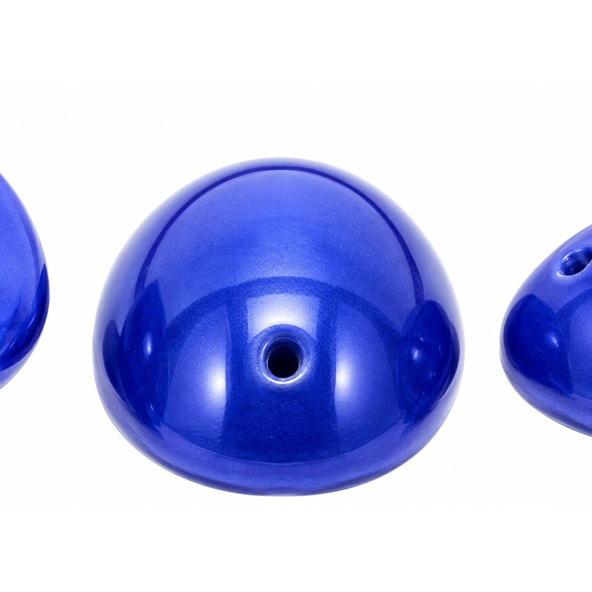 2-Hole Cab Beads, Opaque Blue (33050), Glass, Czech Republic