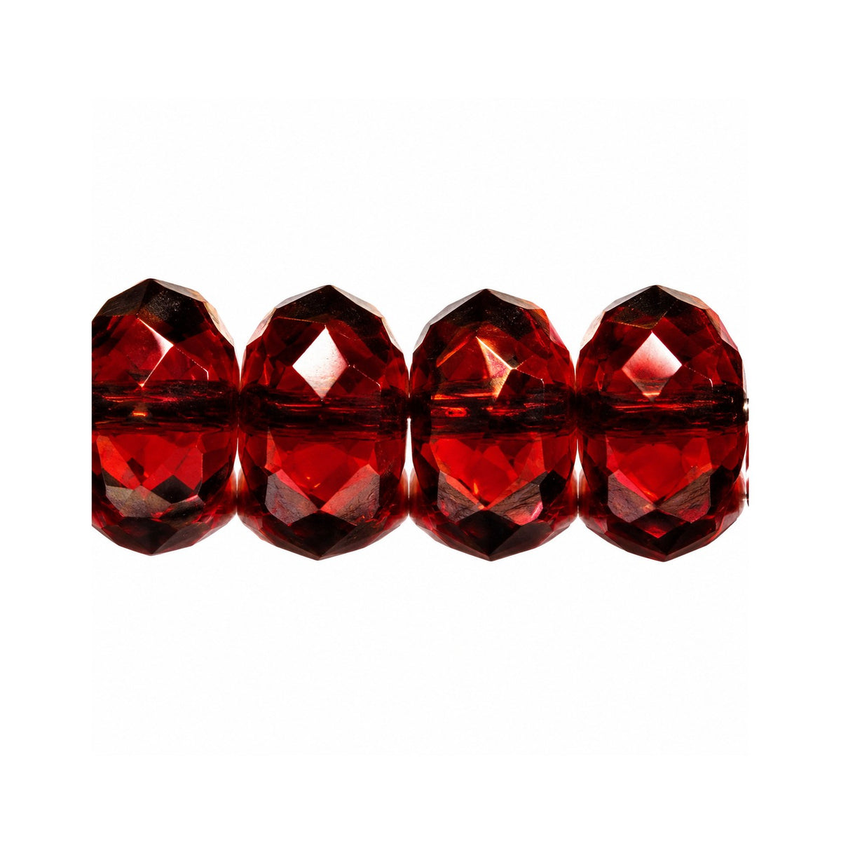 Special Cut Faceted Fire Polished Beads, Transparent Brown (10110), Glass, Czech Republic