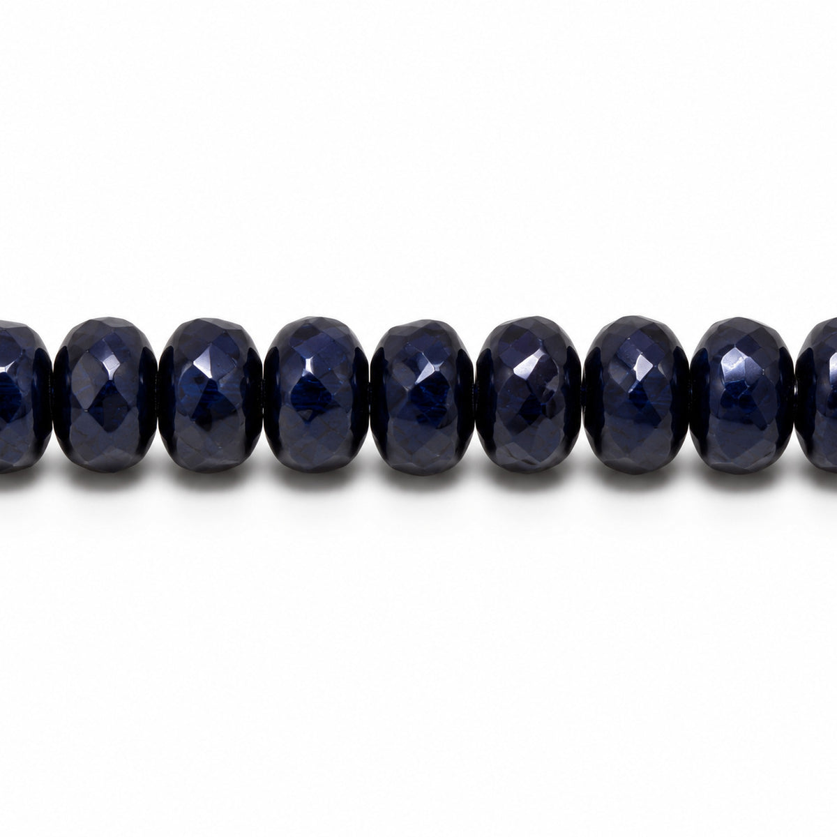Special Cut Faceted Fire Polished Beads, Opaque Blue (33400), Glass, Czech Republic