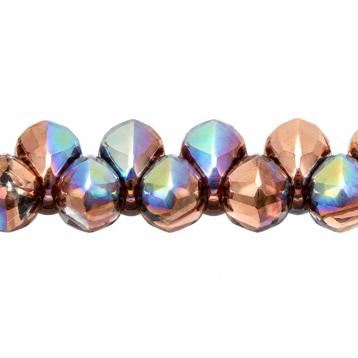 Drop Beads, Black 98556 (23980-98556), Glass, Czech Republic