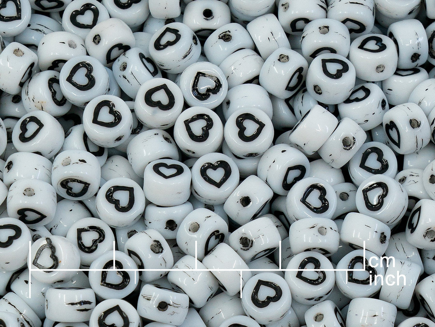 OUTLET 250g Pressed Beads, 6 x 6 mm, Chalk White 46449 (111-30306-06x06-03000-46449), Glass, Czech Republic