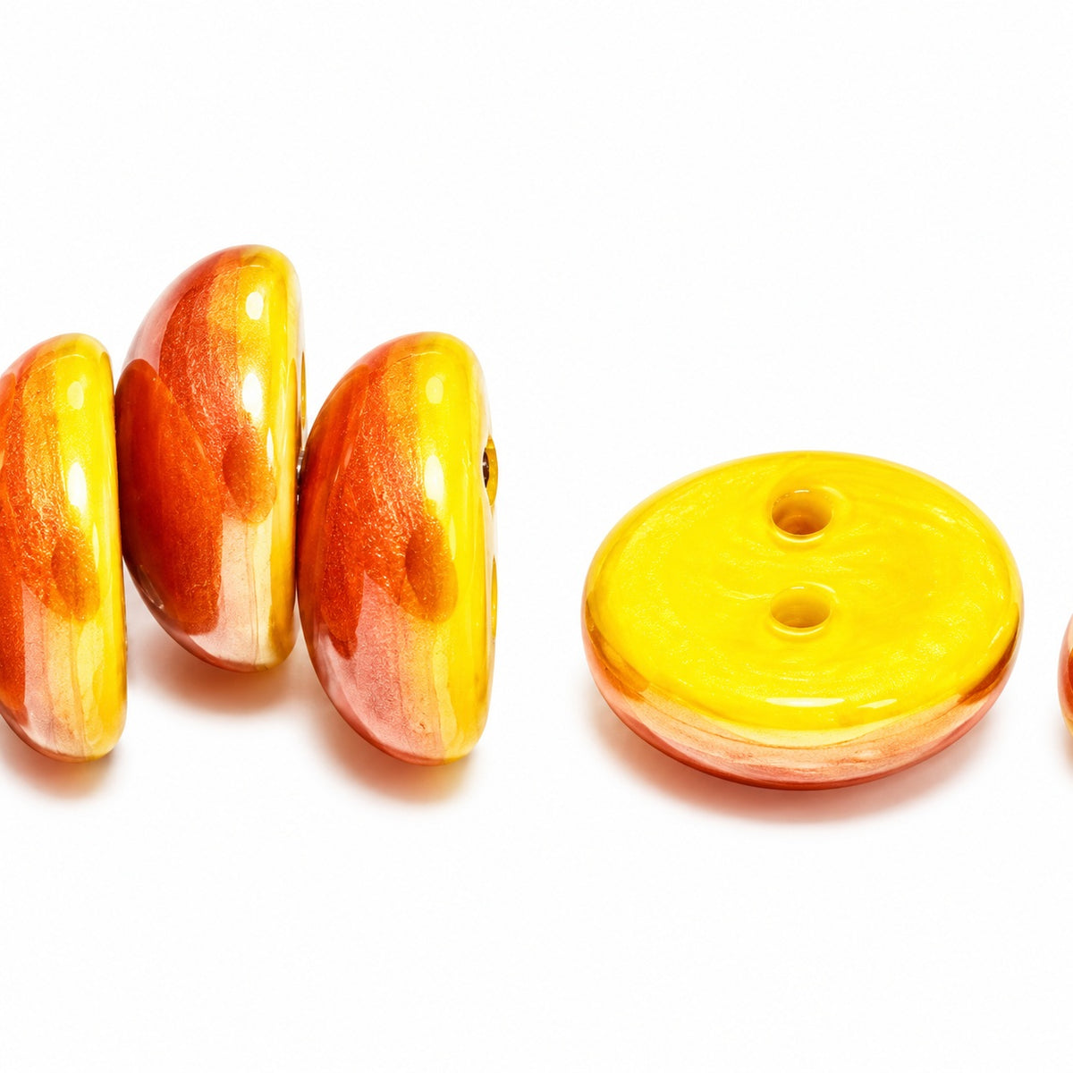 Piggy Beads, Bright Yellow 29131 (83130-29131), Glass, Czech Republic
