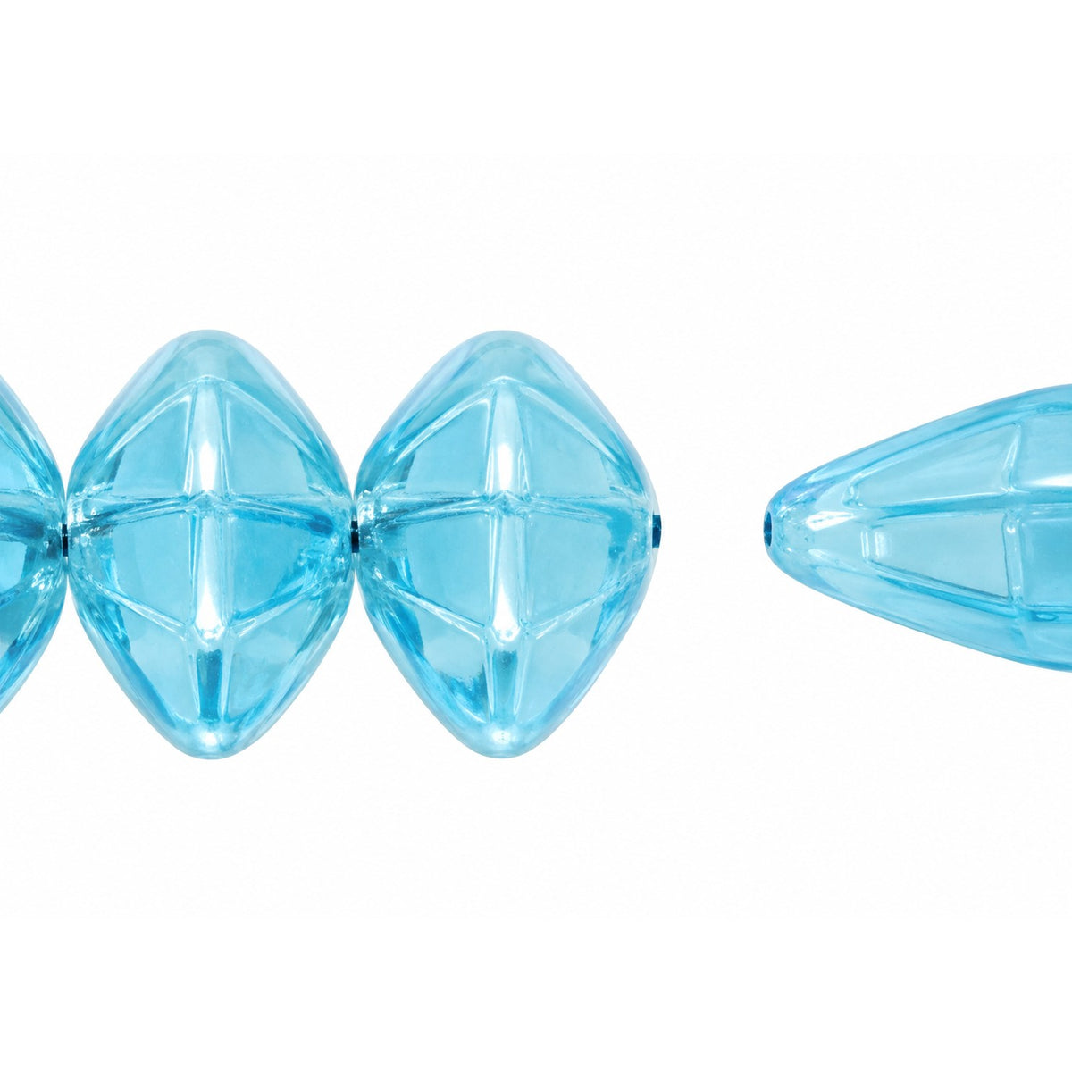 Oval Olive Beads, X2495 (x2495), Glass, Czech Republic