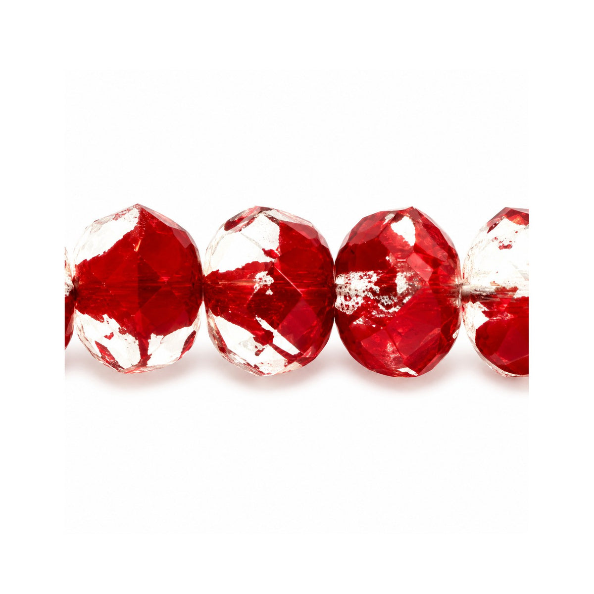 Special Cut Faceted Fire Polished Beads, Orange (96028), Glass, Czech Republic