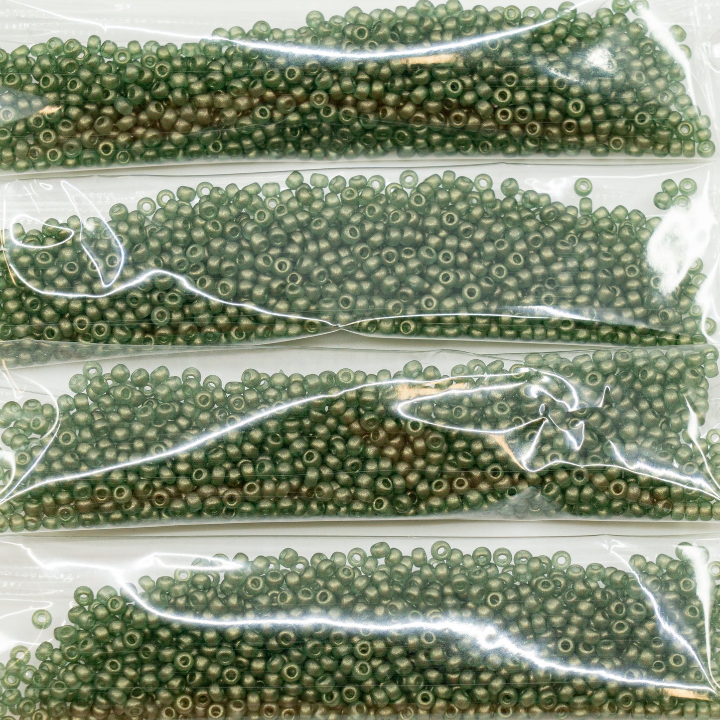 奥特莱斯 10 克宝仕奥莎 Ornela 种子珠,圆孔,散装,10/0,绿色半透明 (00050-51559),玻璃,捷克共和国