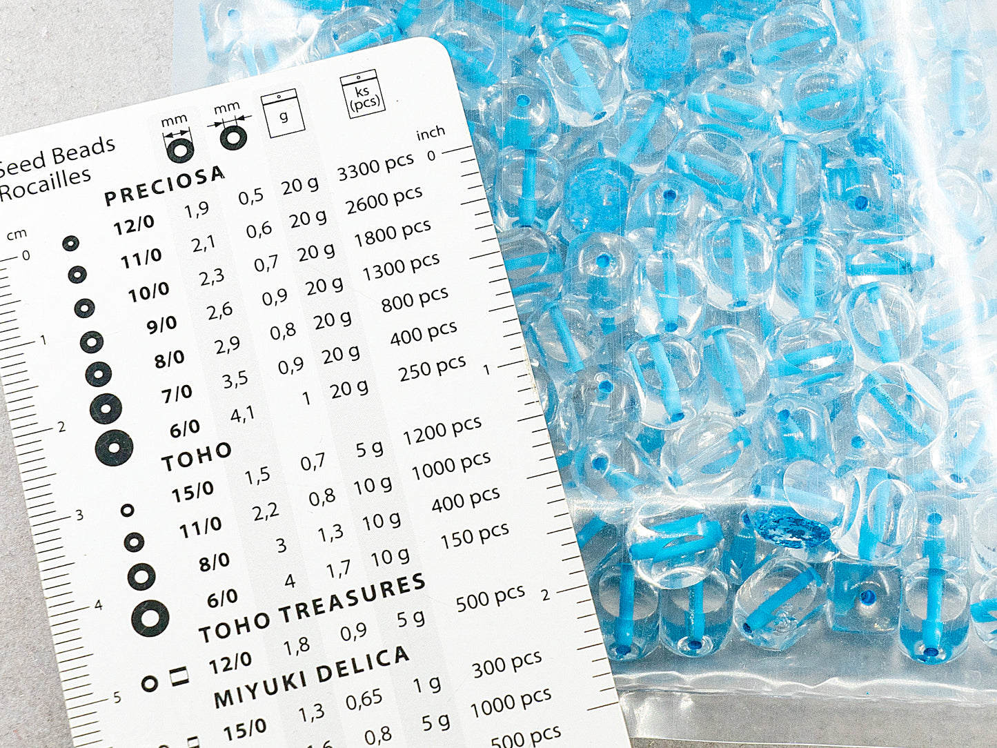 アウトレット 250g ラウンドファイアポリッシュファセットビーズ 4カット、10 x 10 mm、クリスタルブルーライン入り (00030-44863)、ガラス、チェコ共和国