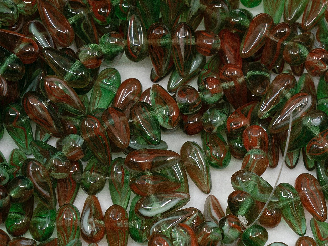 OUTLET Teardrop Beads, mm, Glass, Czech Republic