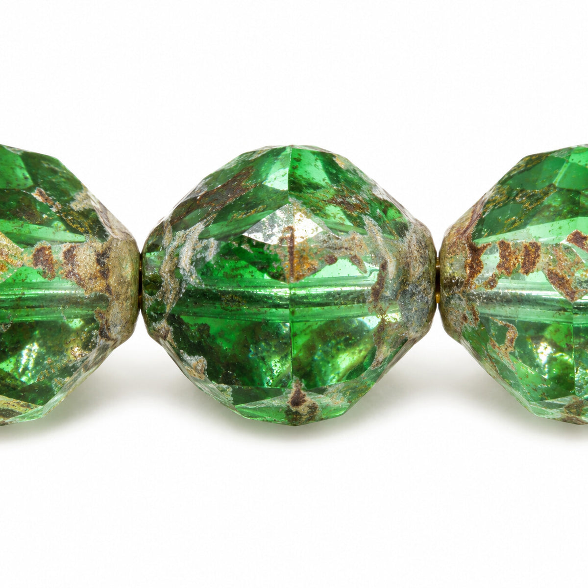 Wasp Special Cut Faceted Fire Polished Beads, T1027 Stain Strong (t1027-86805), Glass, Czech Republic