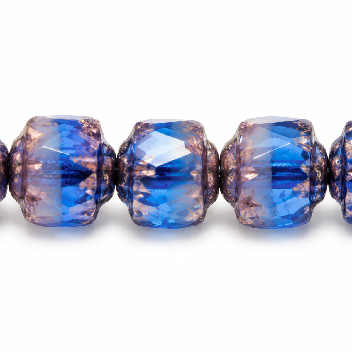Cathedral Faceted Fire Polished Beads, Ts038 Bronze (ts038-14415), Glass, Czech Republic