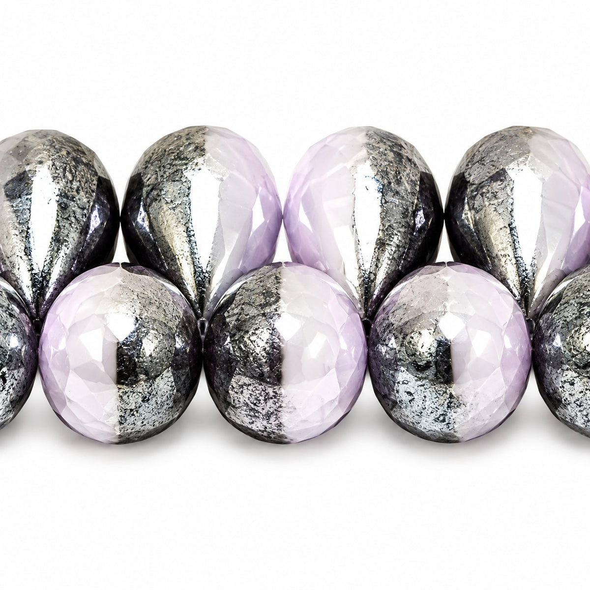 Drop Beads, Ts032 Hematite (ts032-14400), Glass, Czech Republic