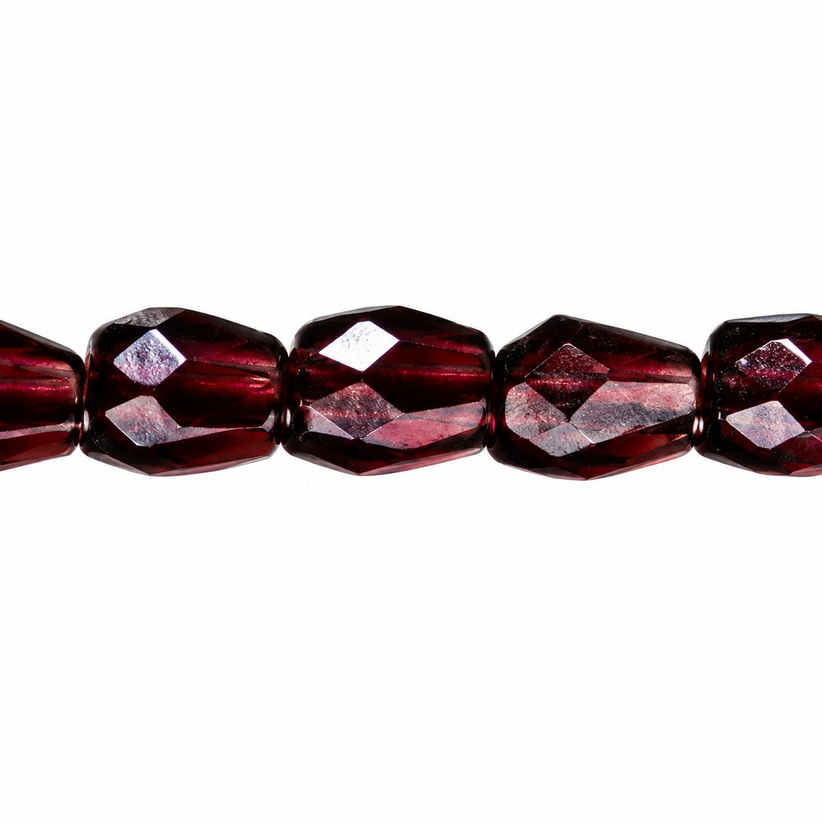Faceted Fire Polished Beads Special Cut, Transparent Amethyst Hematite (20080-14400), Glass, Czech Republic