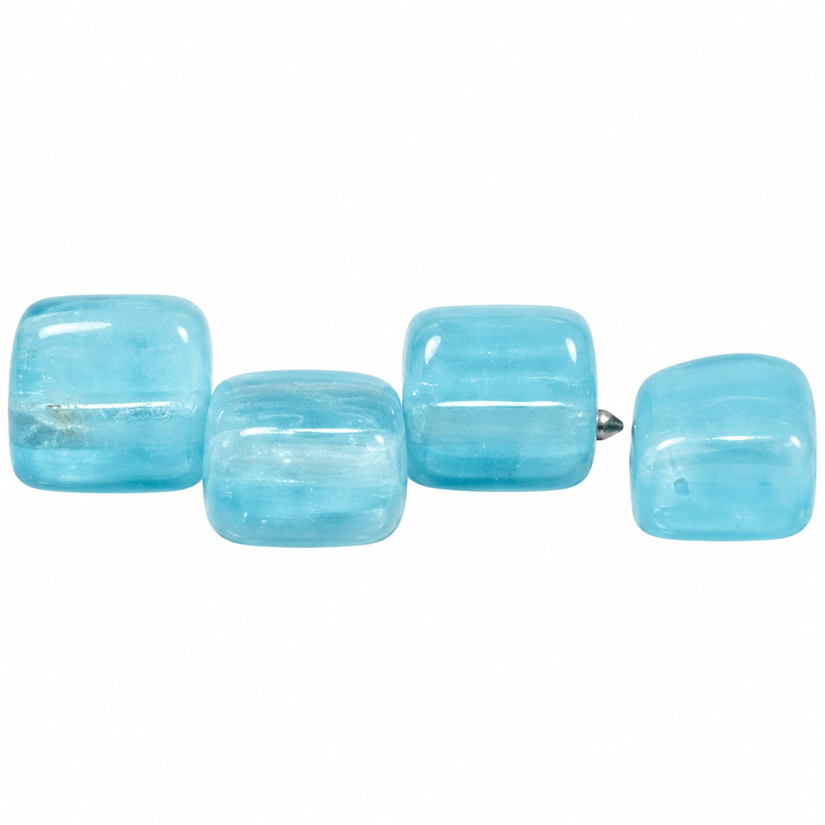 2-Hole Square Beads, X2020 (x2020), Glass, Czech Republic