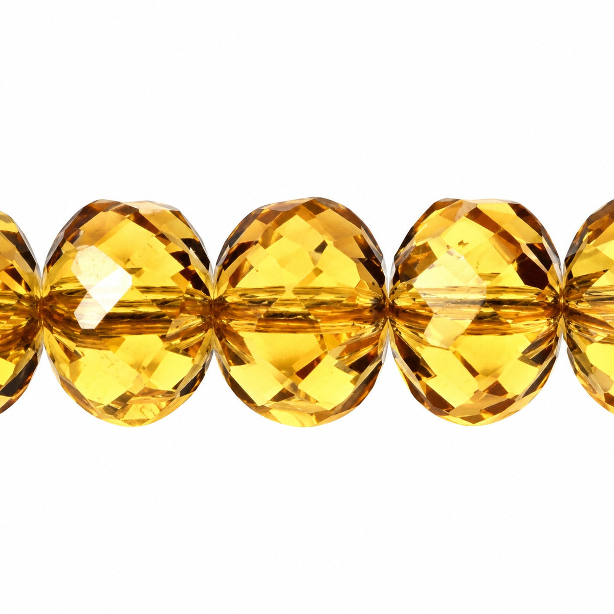 Special Cut Faceted Fire Polished Beads, Transparent Orange Platin (10030-13702), Glass, Czech Republic