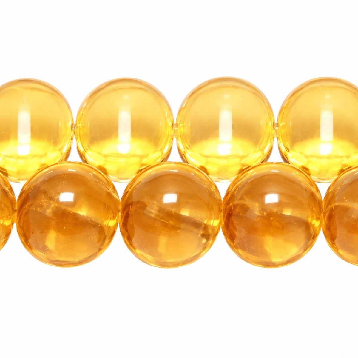 Drop Beads, Transparent Orange (10040), Glass, Czech Republic