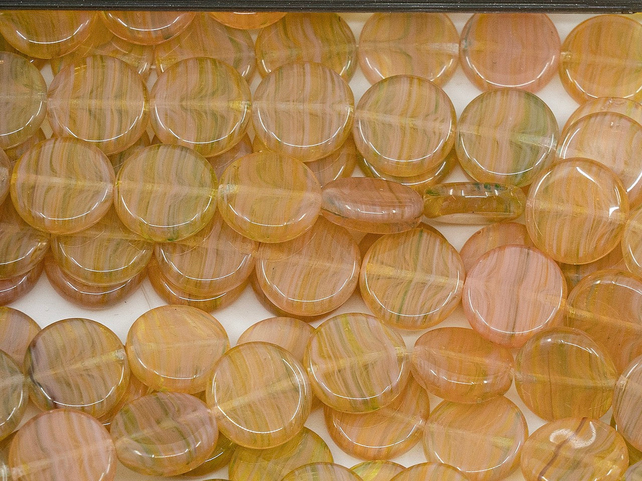 OUTLET Pressed Beads, mm, Glass, Czech Republic