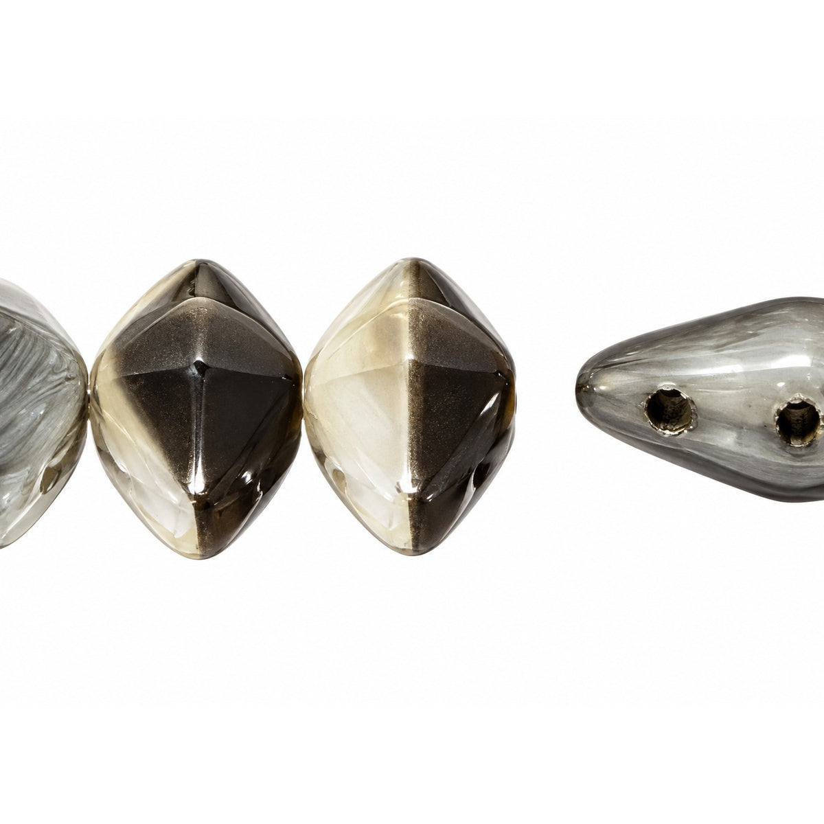 Oval Olive Beads, X2246 (x2246), Glass, Czech Republic