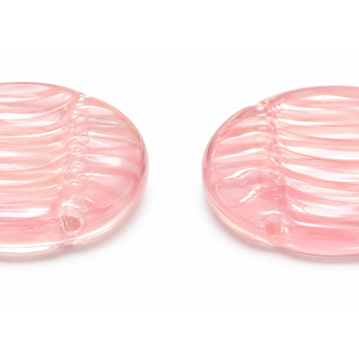 2-Hole Coin Beads, 8701 (8701), Glass, Czech Republic