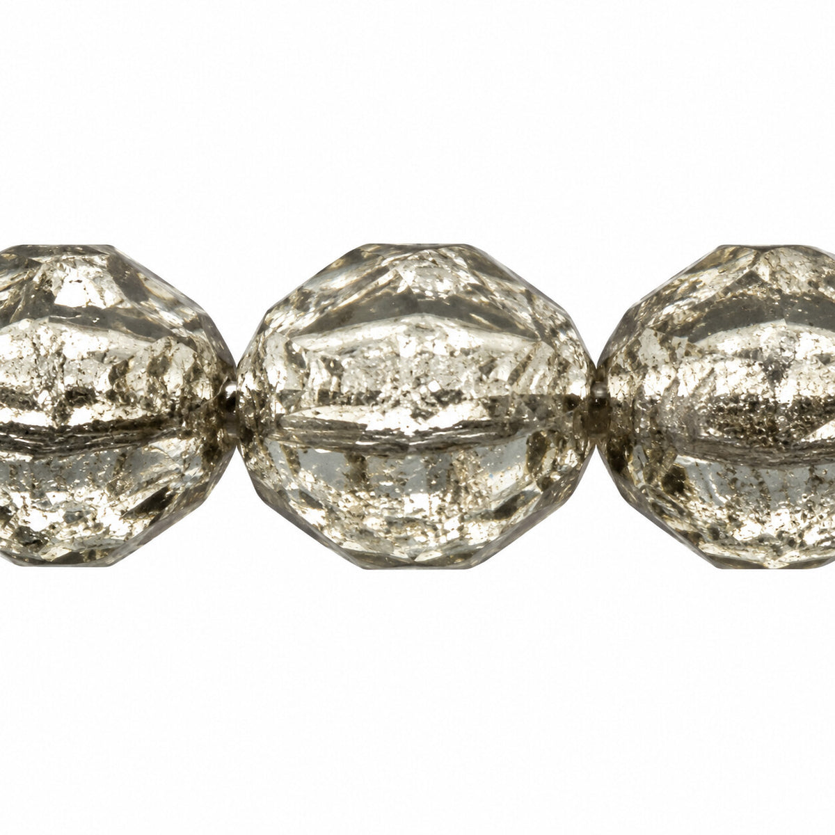 Wasp Special Cut Faceted Fire Polished Beads, Crystal Platin (00030-13702), Glass, Czech Republic
