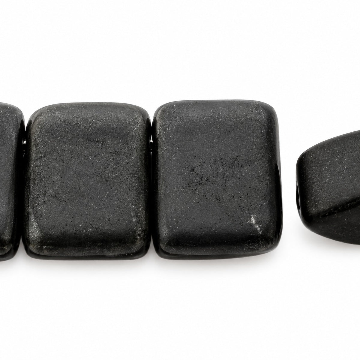 Carrier Beads, Black Matte (23980-84110), Glass, Czech Republic