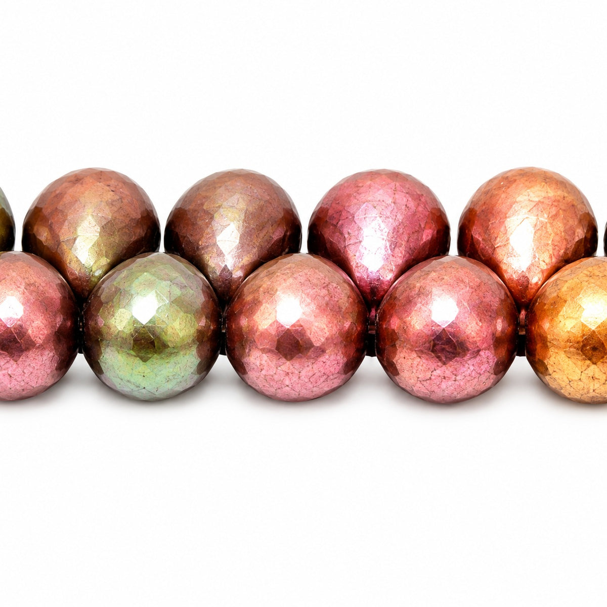 Drop Beads, Crystal Violet Rainbow Metallic Iris (00030-01640), Glass, Czech Republic