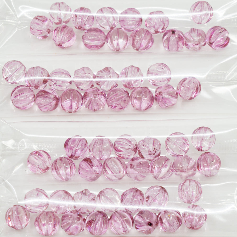 奥特莱斯 10克瓜珠,8 x 8毫米,水晶D0401(00030-D0401),玻璃,捷克共和国