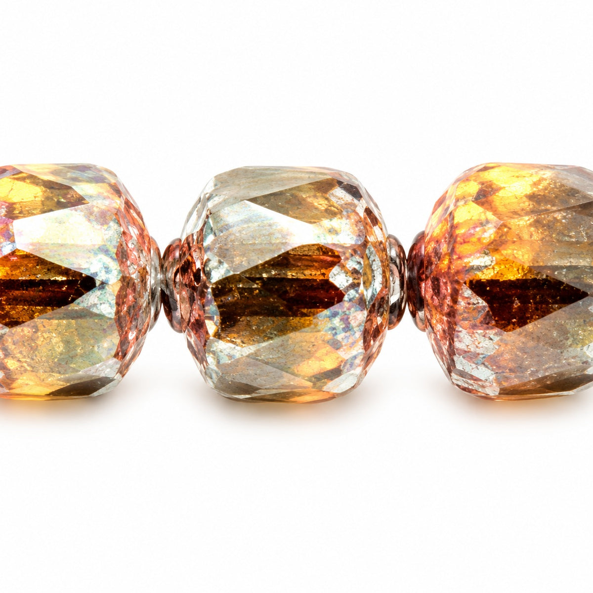 Cathedral Faceted Fire Polished Beads, X3201 Stain Strong (x3201-86805), Glass, Czech Republic