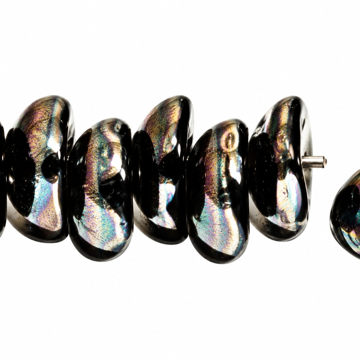 Piggy Beads, Black 23401 (23980-23401), Glass, Czech Republic