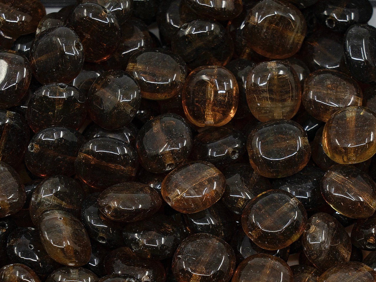 OUTLET Pressed Beads, mm, Glass, Czech Republic