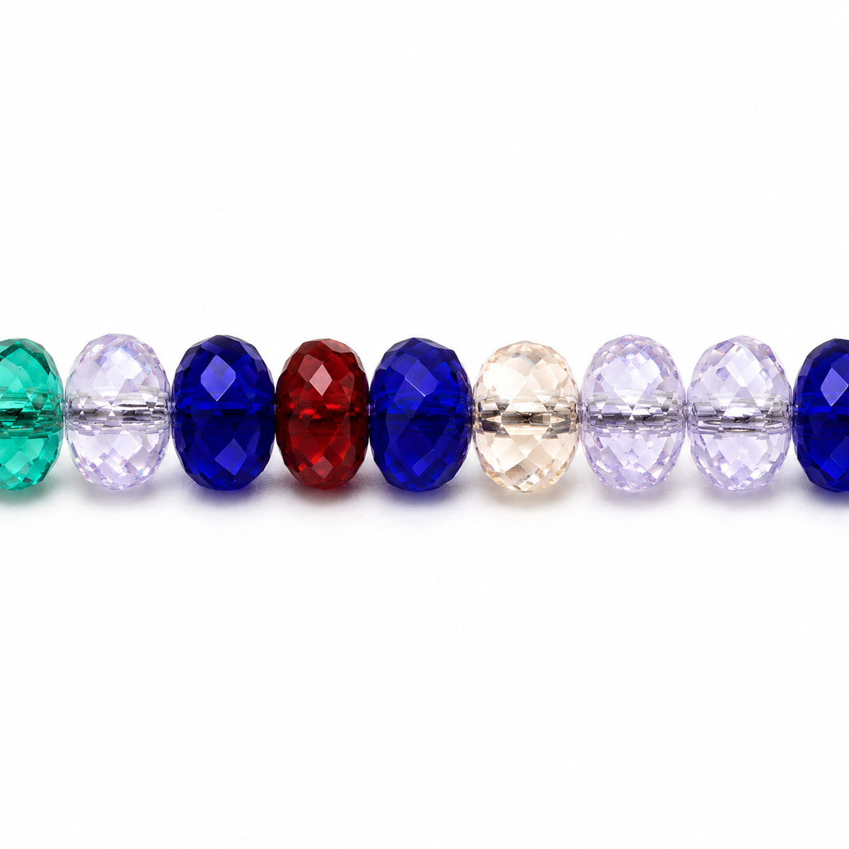 Special Cut Faceted Fire Polished Beads, X2877 (x2877), Glass, Czech Republic