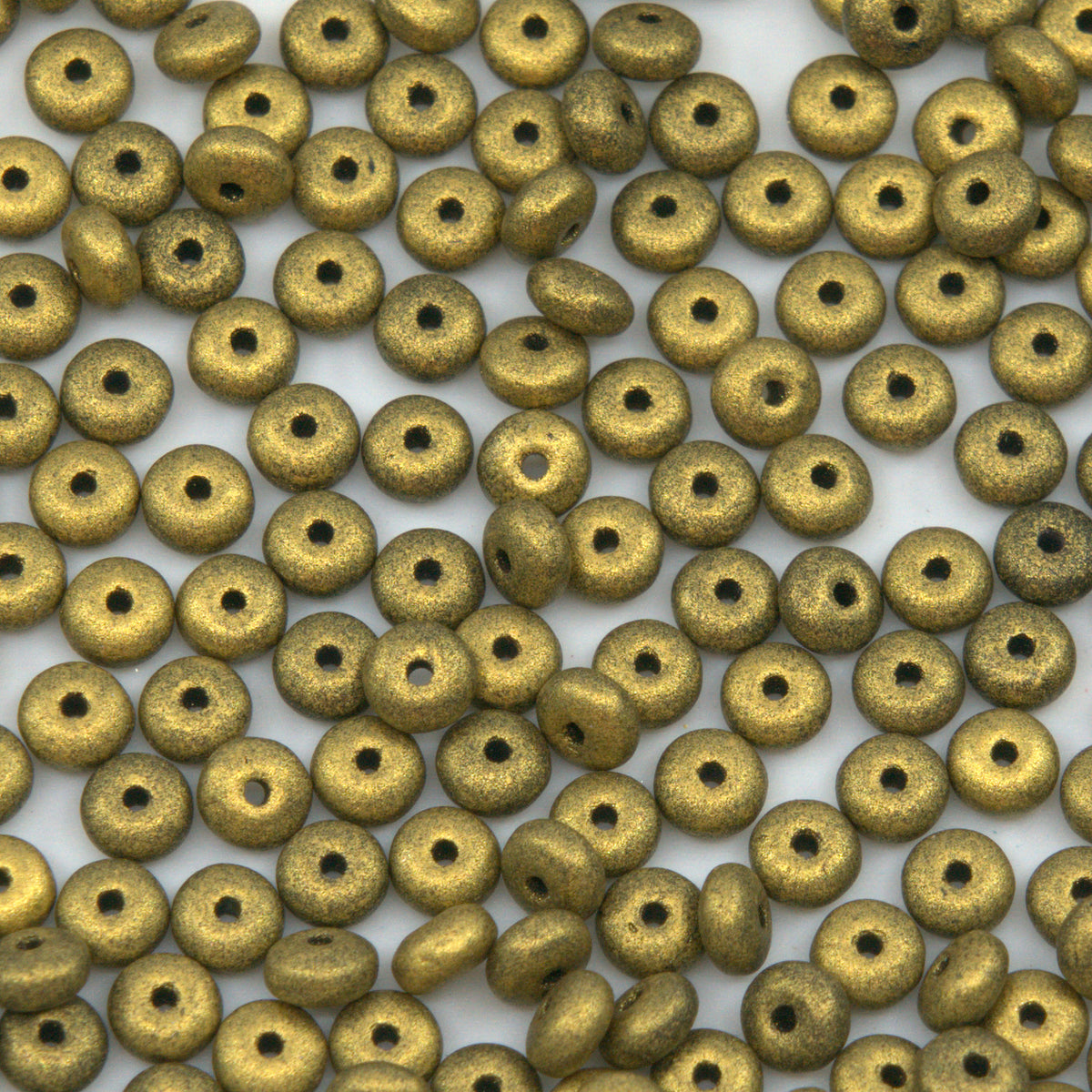 OUTLET 250g/50g Space Disk Beads, 4 x 4 mm, Black 79102 (23980-79102), Glass, Czech Republic