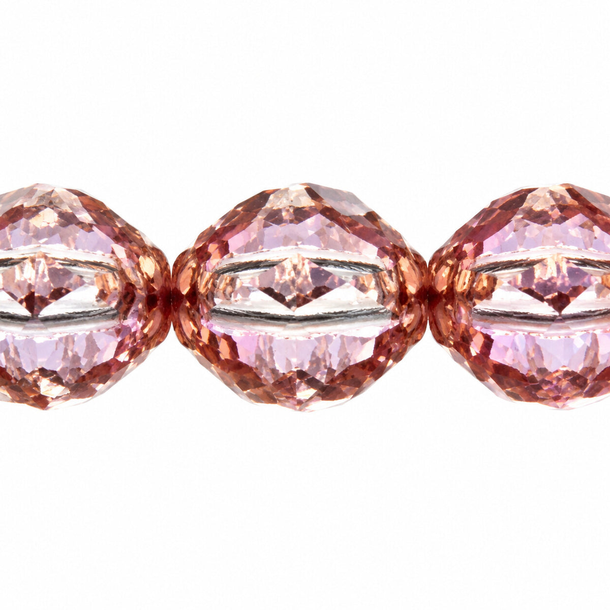 Wasp Special Cut Faceted Fire Polished Beads, Crystal Bronze (00030-14415), Glass, Czech Republic