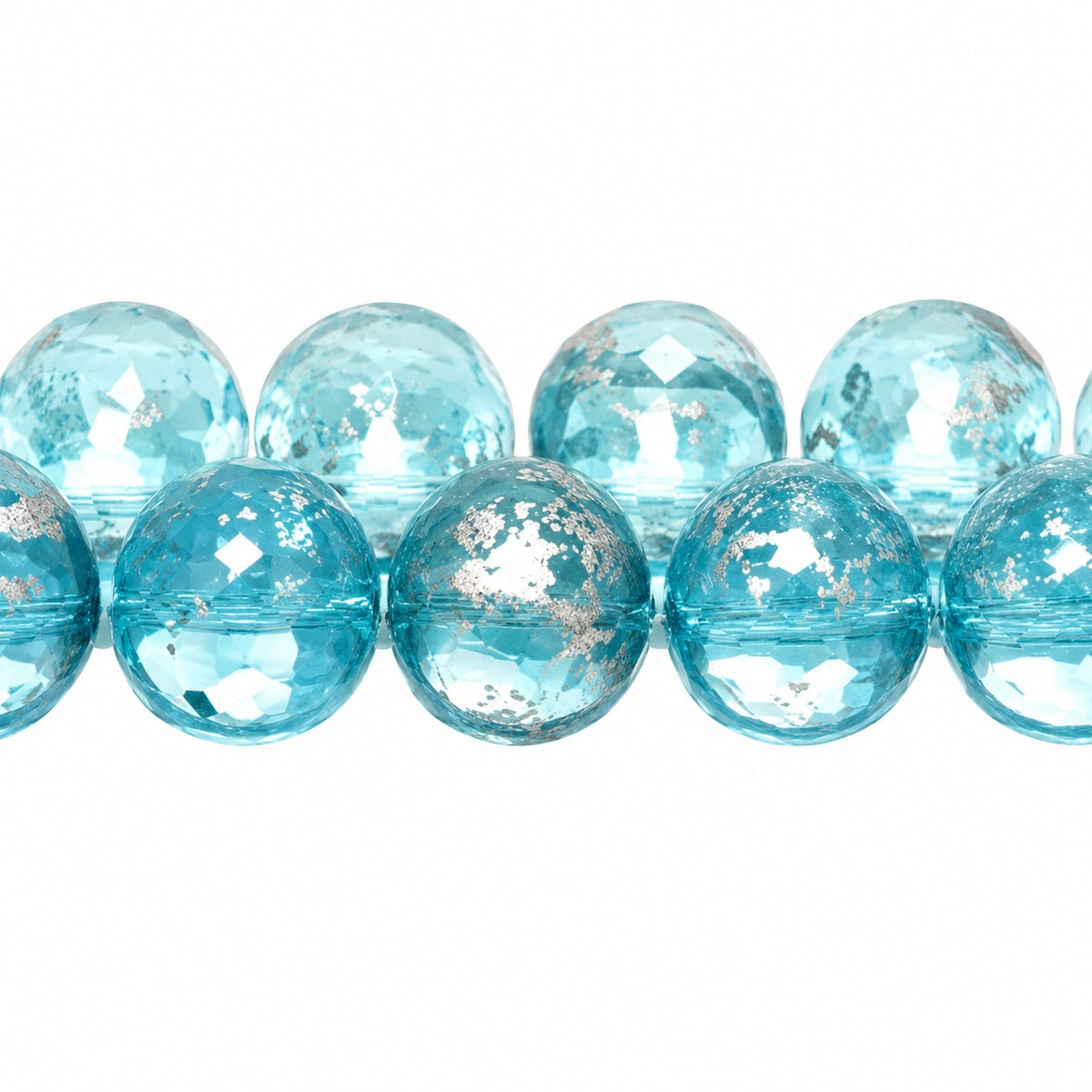 Drop Beads, Transparent Aqua 47902 (60010-47902), Glass, Czech Republic