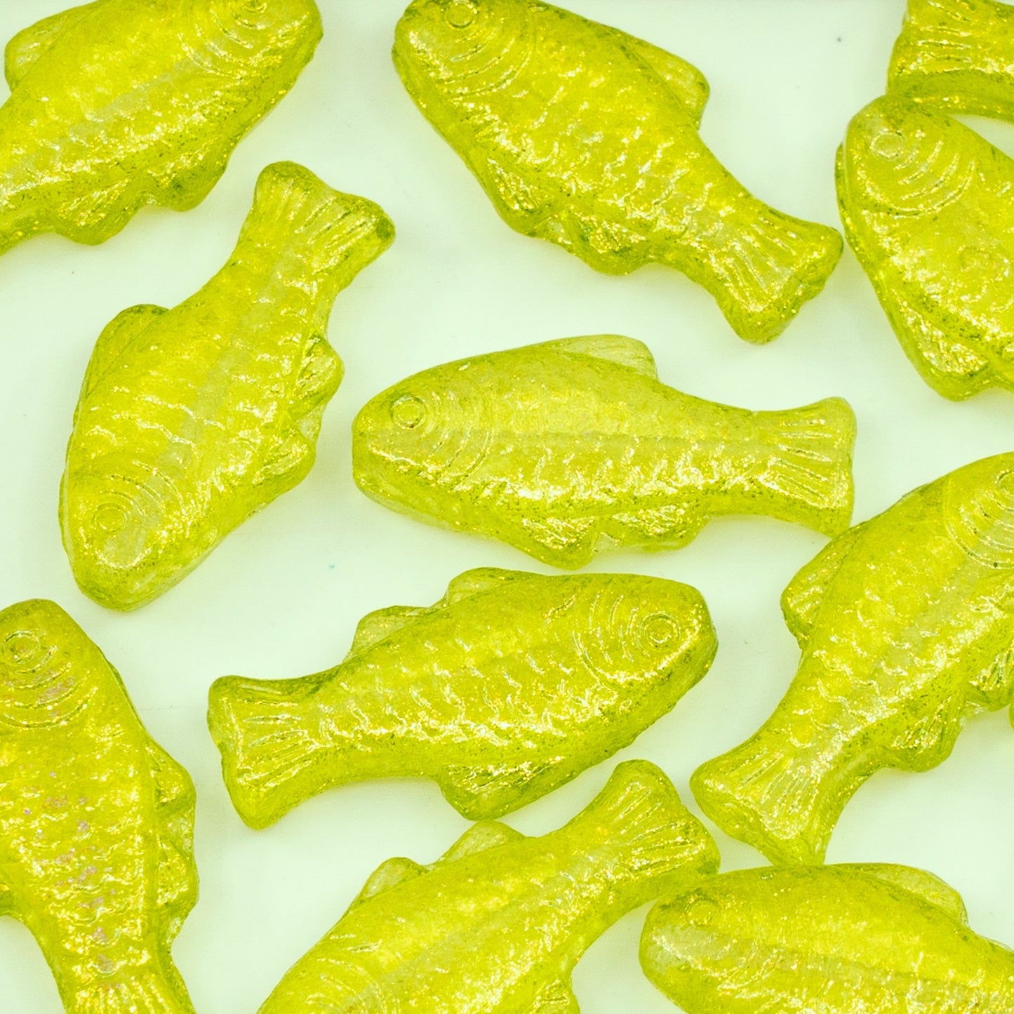 OUTLET 50 grams Big Fish Beads, 24 x 11 mm, Crystal 541008 (00030-541008), Glass, Czech Republic