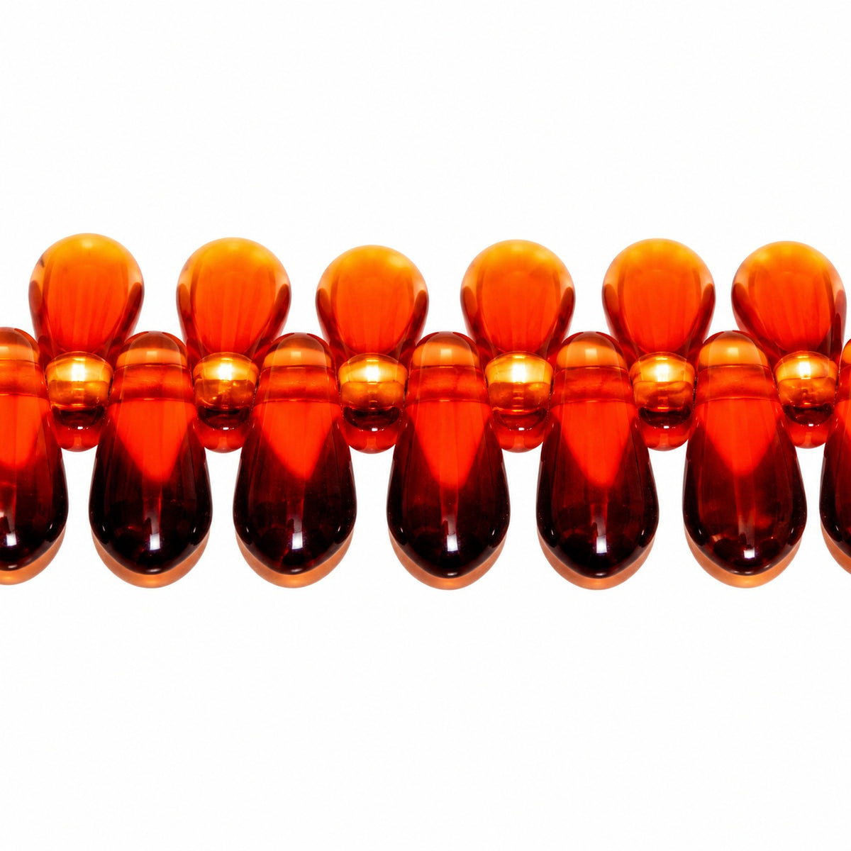 Dagger Beads, Transparent Brown (10120), Glass, Czech Republic