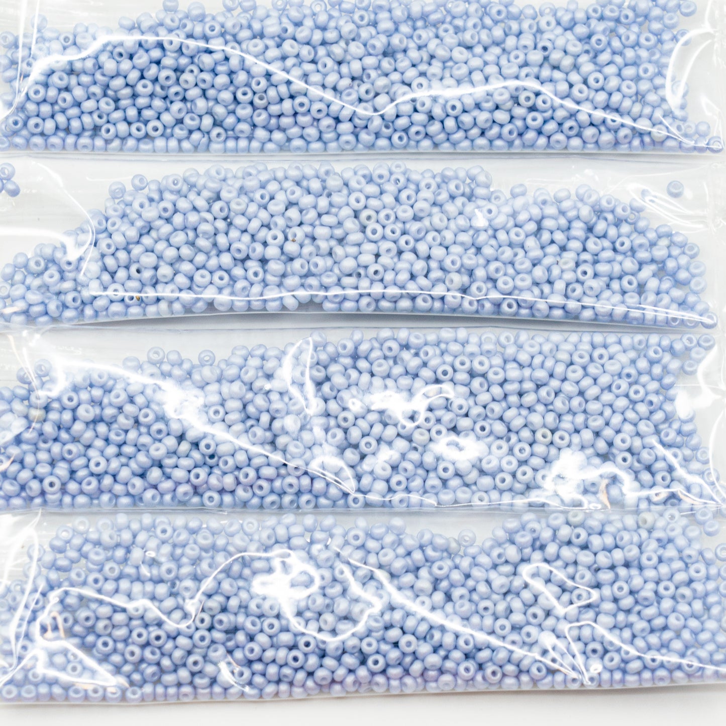 奥特莱斯 10克宝仕奥莎Ornela种子珠,圆孔,散装,11/0,珍珠天蓝色77 (03050-77736),玻璃,捷克共和国