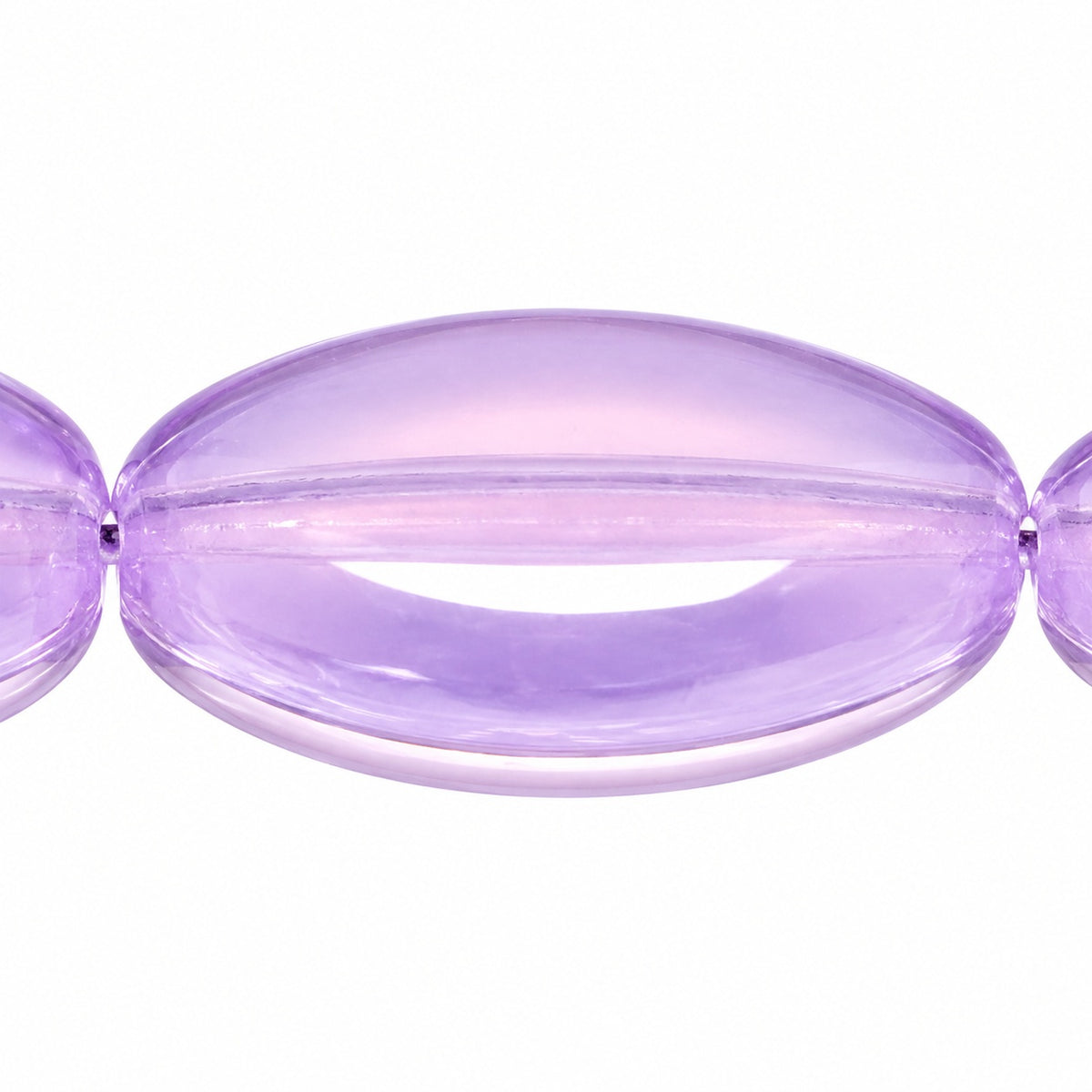 Oval Beads, Crystal 286 (00030-286), Glass, Czech Republic