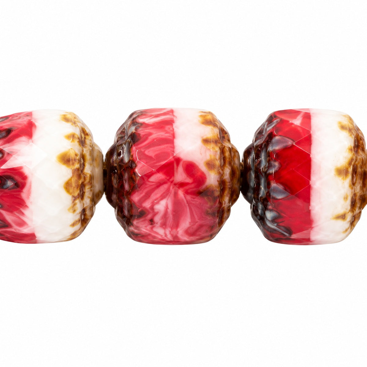 Cathedral Faceted Fire Polished Beads, X3072 Stain Strong (x3072-86805), Glass, Czech Republic