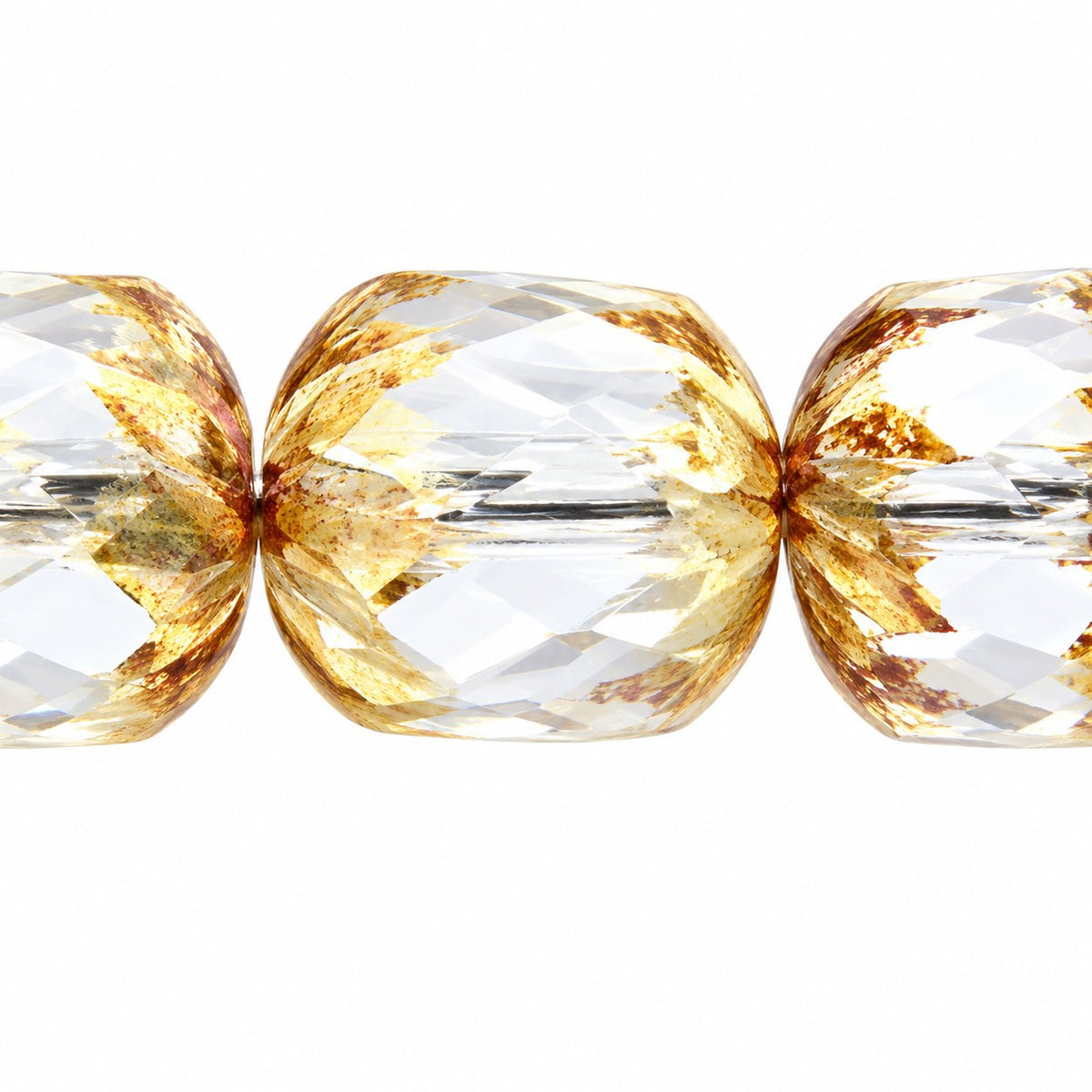 Faceted Fire Polished Beads Special Cut, Transparent Light Amethyst Picasso (20210-43400), Glass, Czech Republic